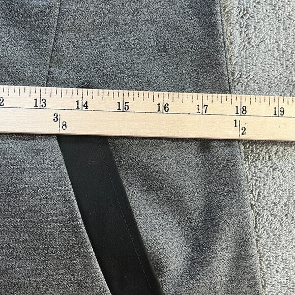 Etcetera Dress Womens 2‎ Gray Black Long Sleeves Button Front Midi Career Modern - Picture 9 of 10